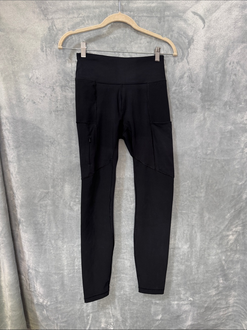 Columbia Black High-Waist Pocket hiking/running leggings UPF - Women
